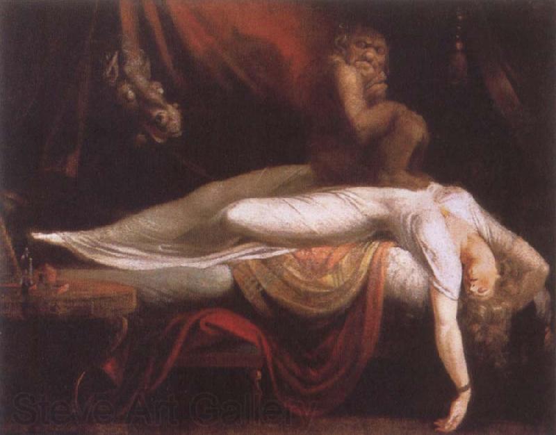 Johann Heinrich Fuseli The Nightmare Norge oil painting art